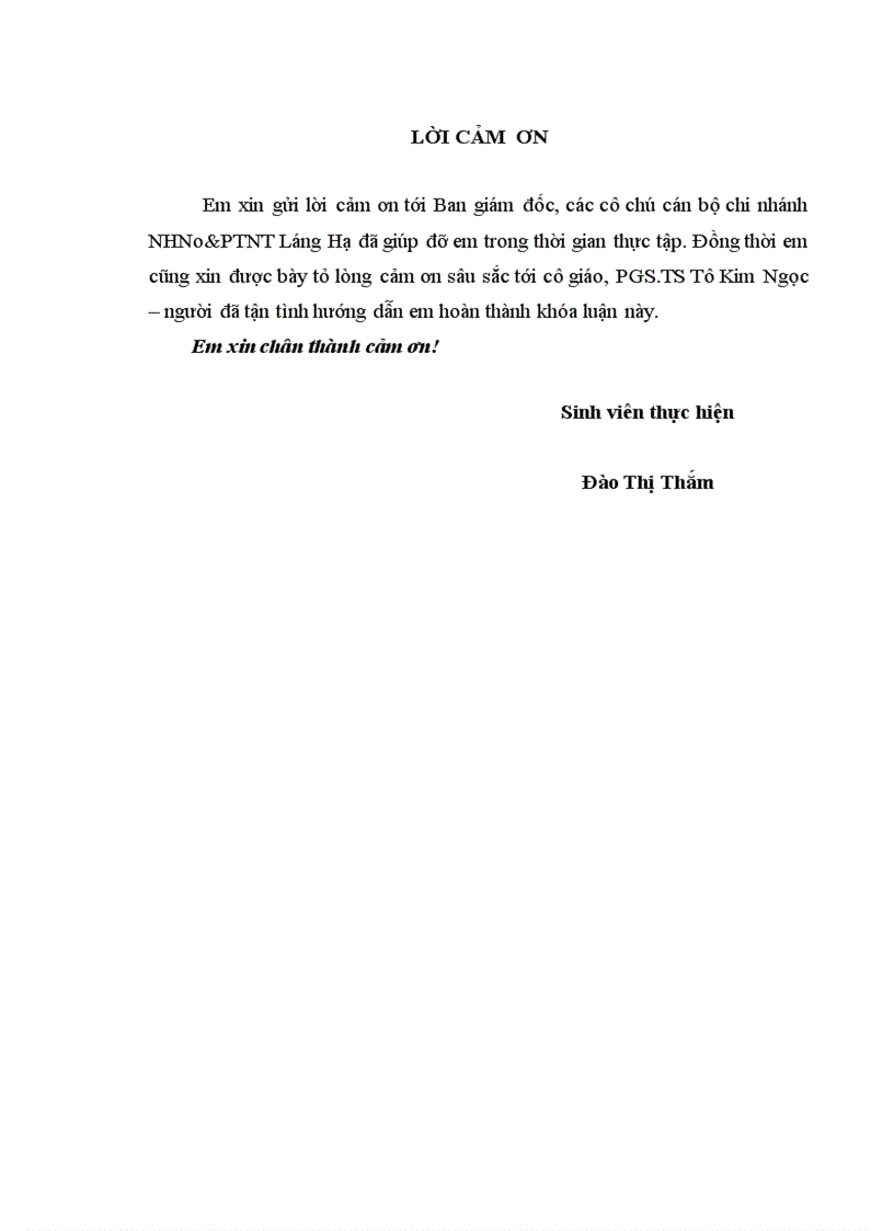 image for page Giải Pháp Nâng Cao Hiệu Quả Huy Động Vốn Tại NHNo PTNT Chi Nhánh Láng Hạ