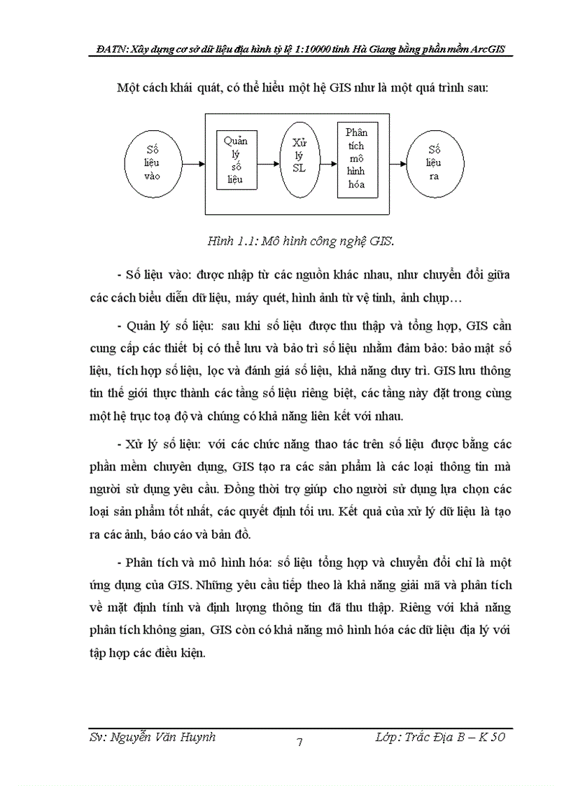 image for page Xây dựng cơ sở dữ liệu địa hình tỷ lệ 1 10000 của tỉnh Hà Giang bằng phần mềm ArcGIS