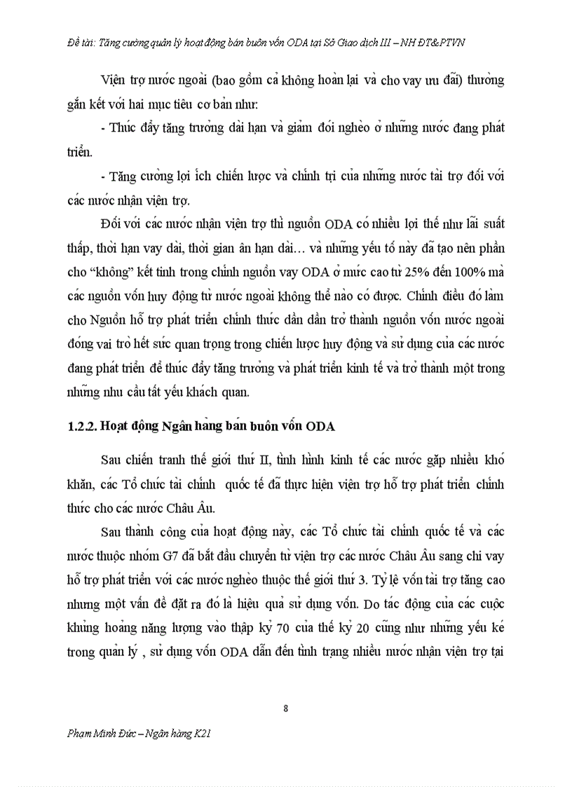 image for page Tăng cường quản lý hoạt động bán buôn vốn ODA tại Sở giao dịch III Ngân hàng Đầu tư và Phát triển Việt Nam