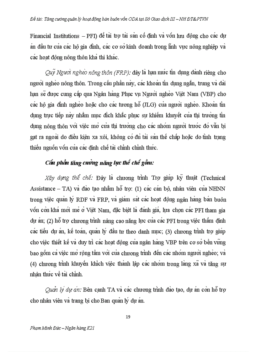 image for page Tăng cường quản lý hoạt động bán buôn vốn ODA tại Sở giao dịch III Ngân hàng Đầu tư và Phát triển Việt Nam