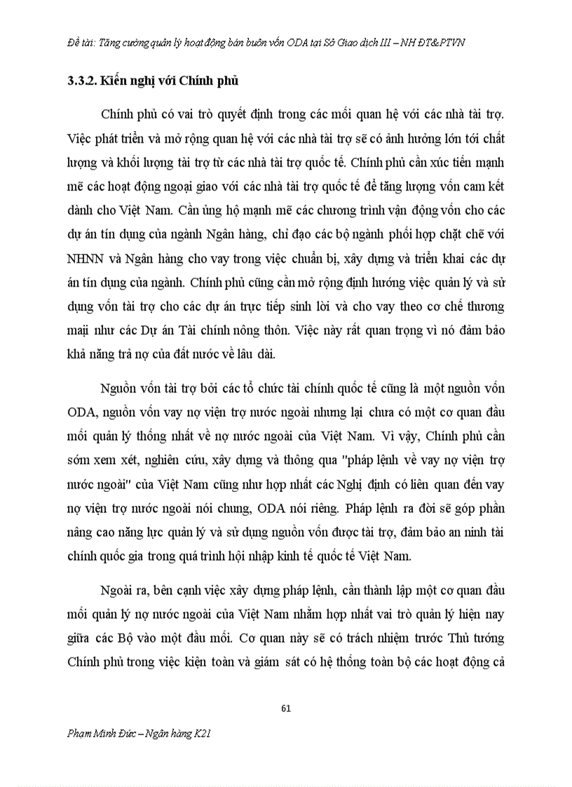 image for page Tăng cường quản lý hoạt động bán buôn vốn ODA tại Sở giao dịch III Ngân hàng Đầu tư và Phát triển Việt Nam