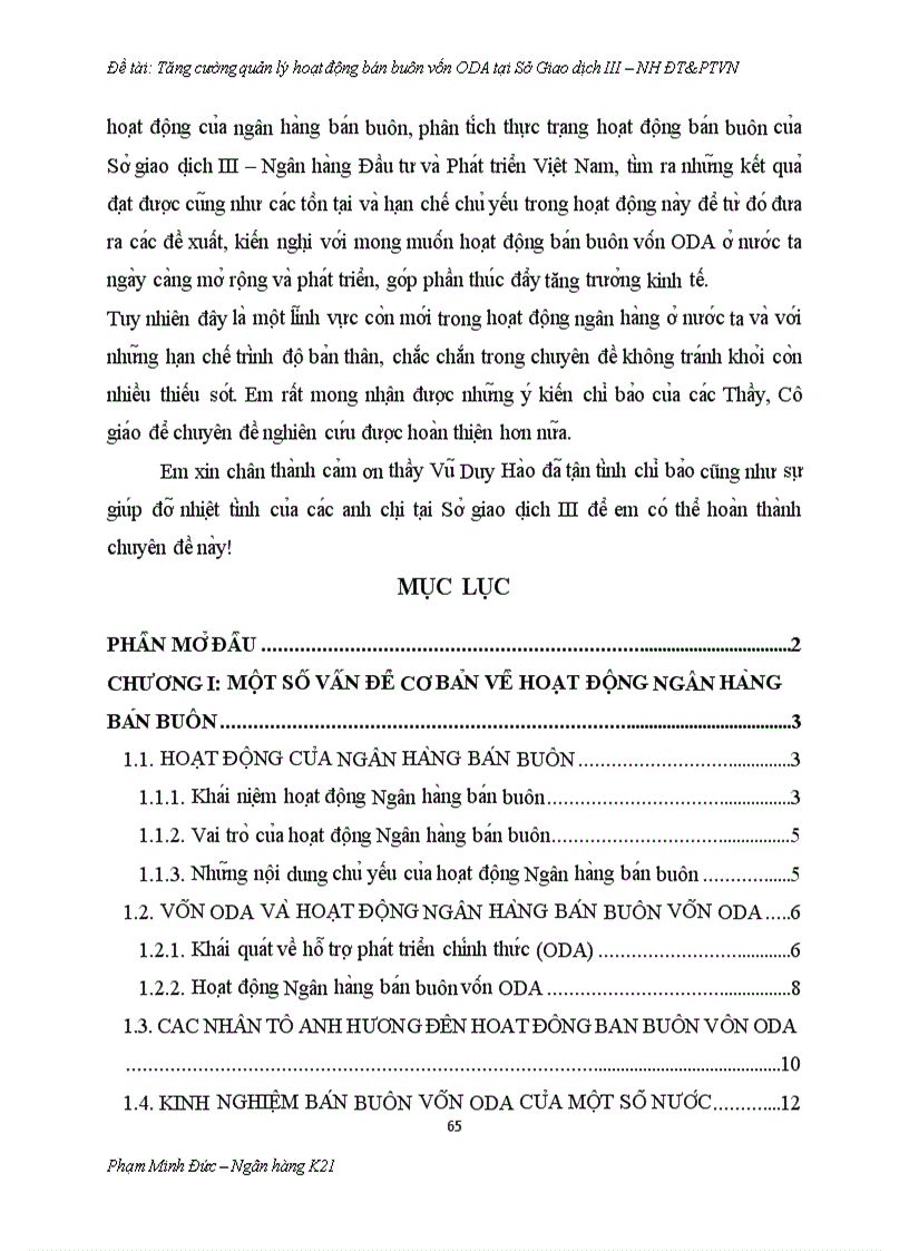 image for page Tăng cường quản lý hoạt động bán buôn vốn ODA tại Sở giao dịch III Ngân hàng Đầu tư và Phát triển Việt Nam