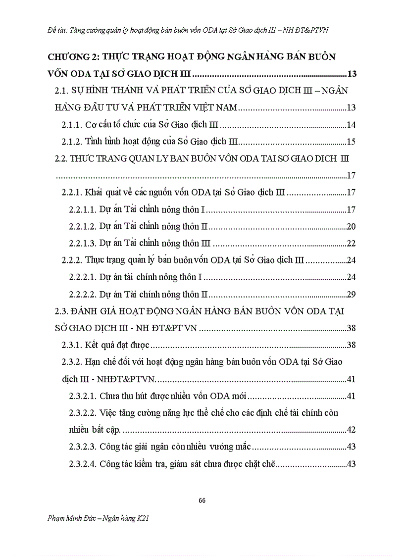 image for page Tăng cường quản lý hoạt động bán buôn vốn ODA tại Sở giao dịch III Ngân hàng Đầu tư và Phát triển Việt Nam