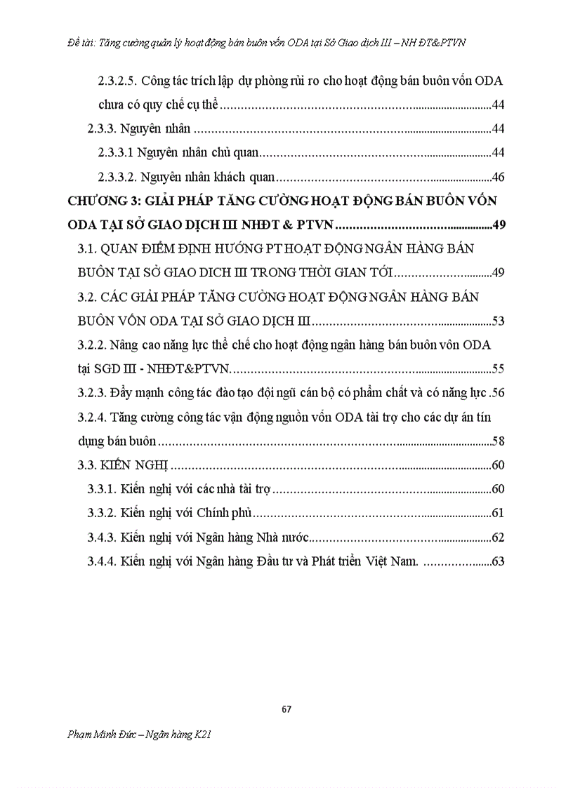 image for page Tăng cường quản lý hoạt động bán buôn vốn ODA tại Sở giao dịch III Ngân hàng Đầu tư và Phát triển Việt Nam