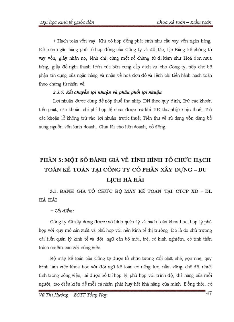 image for page Tình hình tổ chức hạch toán kế toán tại công ty cổ phần xây dựng du lịch hà hải