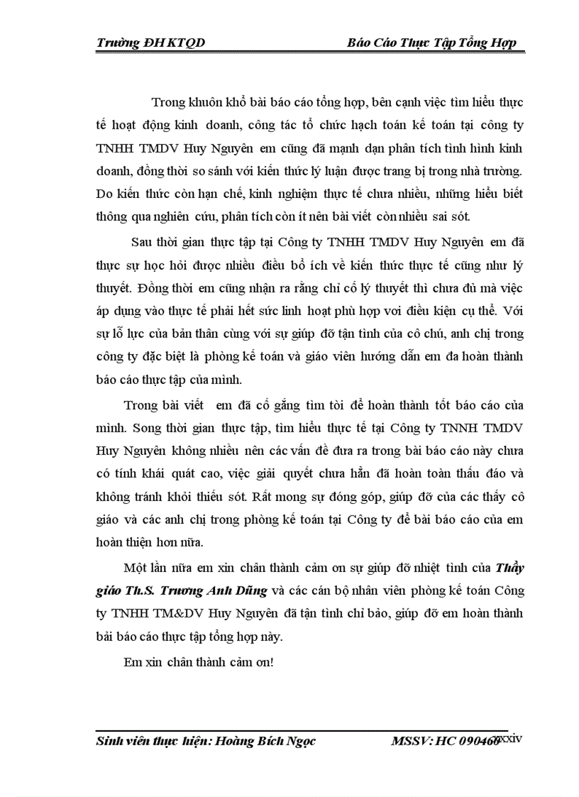 image for page Đánh giá khái quát tổ chức hạch toán kế toán tại Công ty TNHH Thương mại và Dịch vụ Huy Nguyên