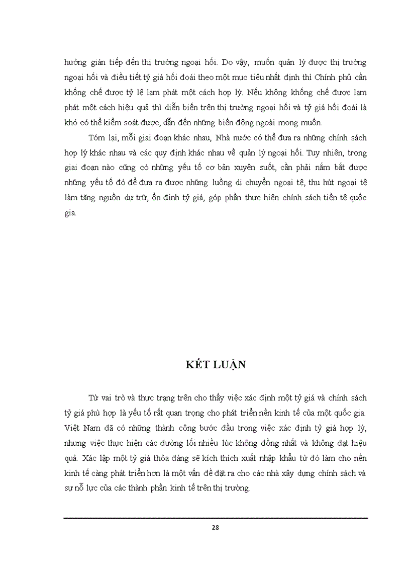 image for page Tỷ giá hối đoái và chính sách điều hành tỷ giá của Ngân hàng Nhà nước Việt Nam