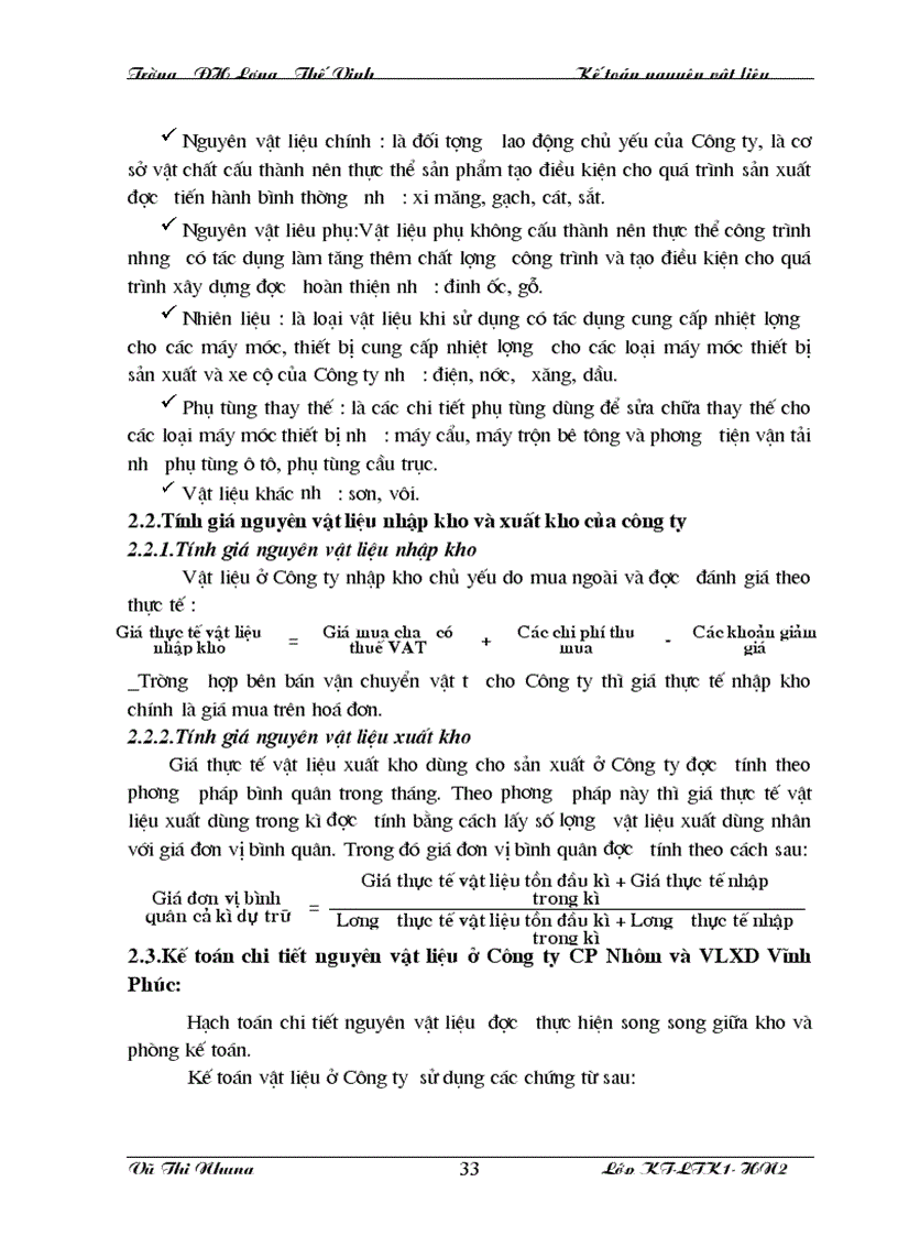 image for page Hoàn thiện hạch toán nguyên vật liệu tại công ty cp nhôm và vật liệu xây dựng vĩnh phúc
