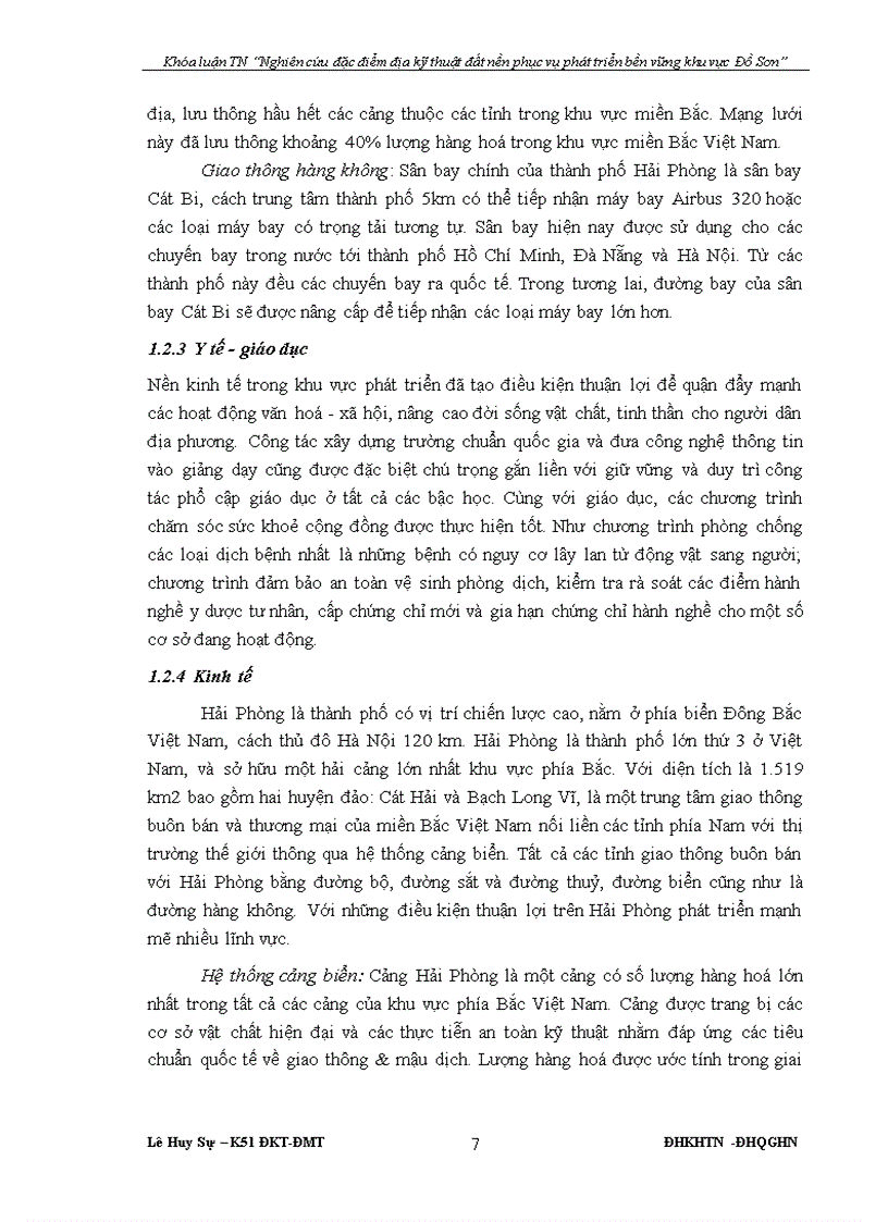 image for page Nghiên cứu đặc điểm địa kỹ thuật đất nền phục vụ phát triển bền vững khu vực Đồ Sơn
