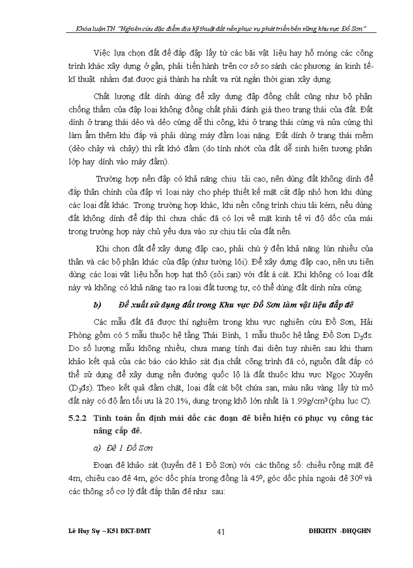image for page Nghiên cứu đặc điểm địa kỹ thuật đất nền phục vụ phát triển bền vững khu vực Đồ Sơn