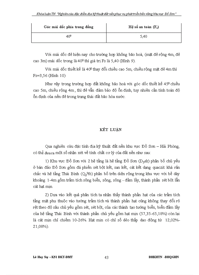 image for page Nghiên cứu đặc điểm địa kỹ thuật đất nền phục vụ phát triển bền vững khu vực Đồ Sơn