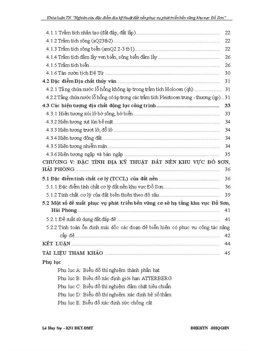 image for page Nghiên cứu đặc điểm địa kỹ thuật đất nền phục vụ phát triển bền vững khu vực Đồ Sơn