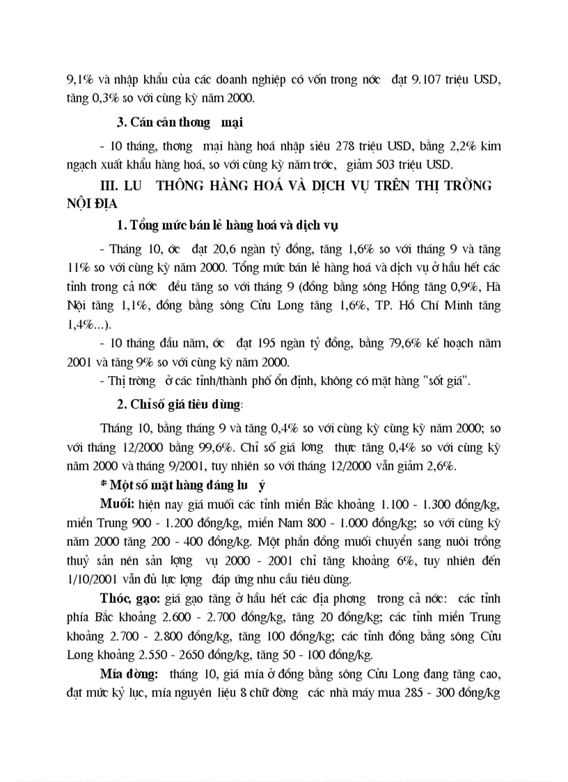 image for page Tình hình thực hiện kế hoạch THƯƠNG MạI