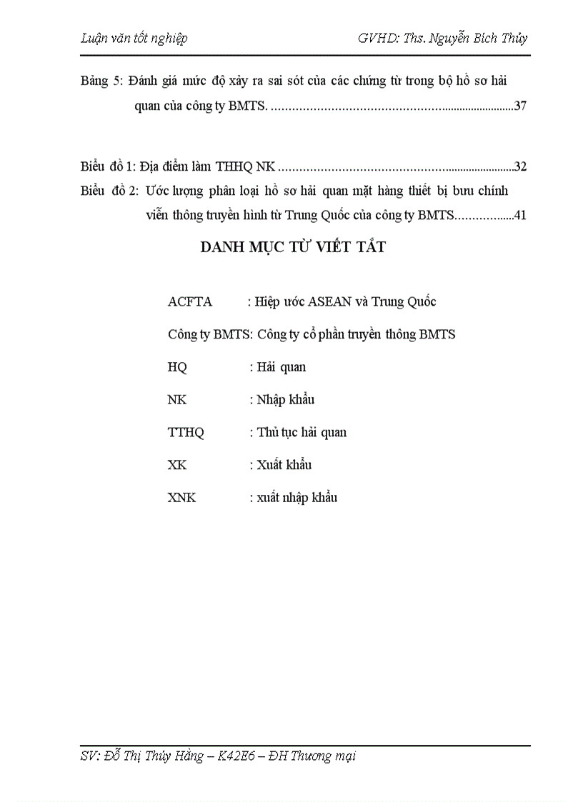 image for page Hoàn thiện quy trình thực hiện thủ tục hải quan nhập khẩu mặt hàng thiết bị bưu chính viễn thông truyền hình từ Trung Quốc của công ty cổ phần truyền thông BMTS