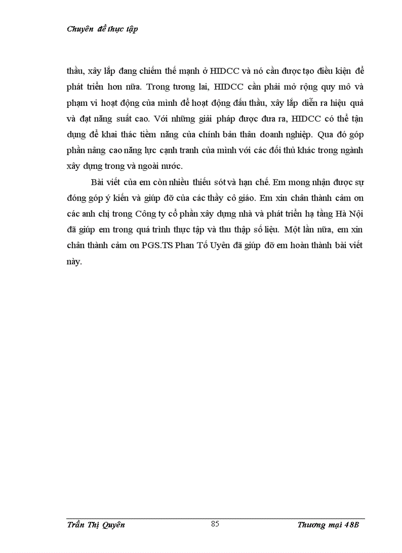 image for page Giải pháp nâng cao năng lực cạnh tranh trong đấu thầu xây lắp tại Công ty cổ phần xây dựng nhà và phát triển hạ tầng Hà Nội