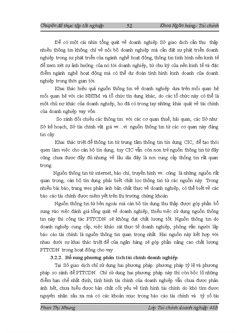 image for page Nâng cao chất lượng phân tích tài chính doanh nghiệp trong hoạt động cho vay tại Sở giao dịch ngân hàng thương mại cổ phần Ngoại thương 1