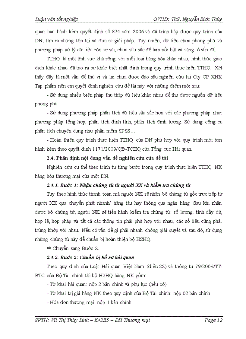 image for page Hoàn thiện quy trình thực hiện thủ tục hải quan nhập khẩu mặt hàng máy xúc đào từ thị trường Nhật Bản của Công ty cổ phần xuất nhập khẩu Tạp phẩm TOCONTAP 1