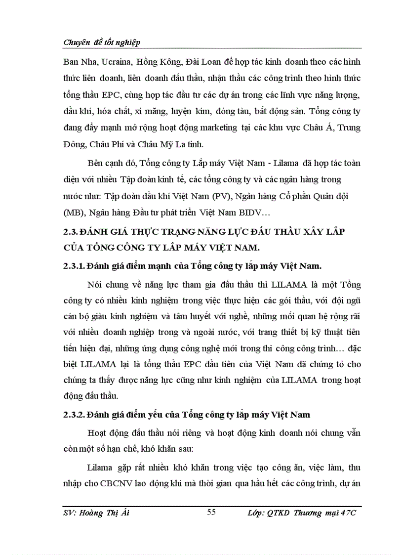 image for page Tăng cường năng lực trong đấu thầu xây lắp của Tổng công ty Lắp Máy Việt Nam LILAMA