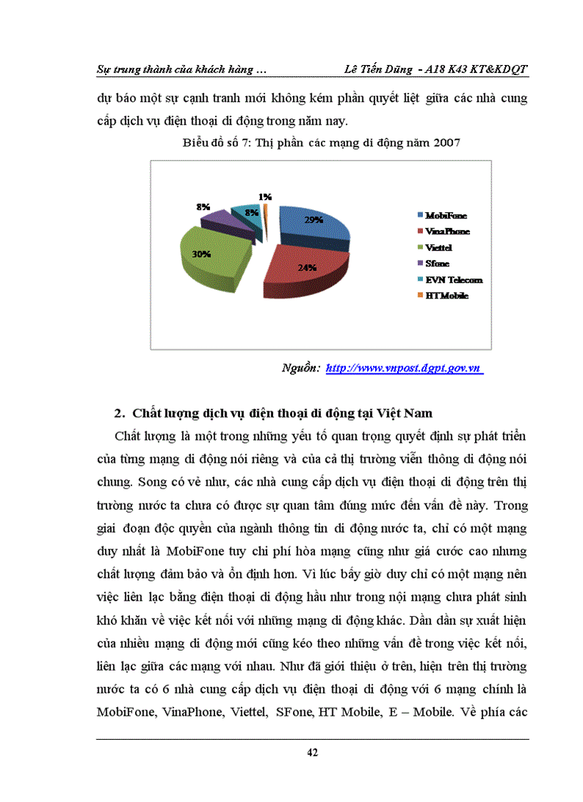 image for page Nghiên cứu sự trung thành của khách hàng đối với dịch vụ viễn thông di động tại Việt Nam