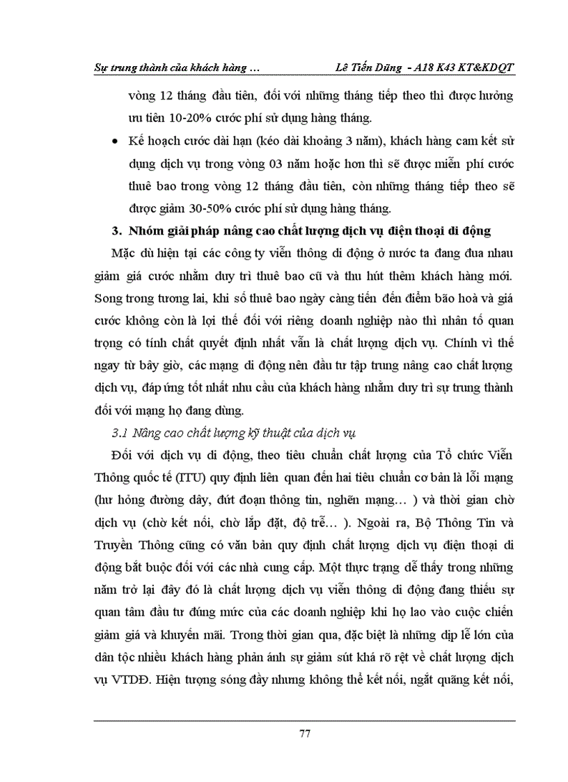 image for page Nghiên cứu sự trung thành của khách hàng đối với dịch vụ viễn thông di động tại Việt Nam