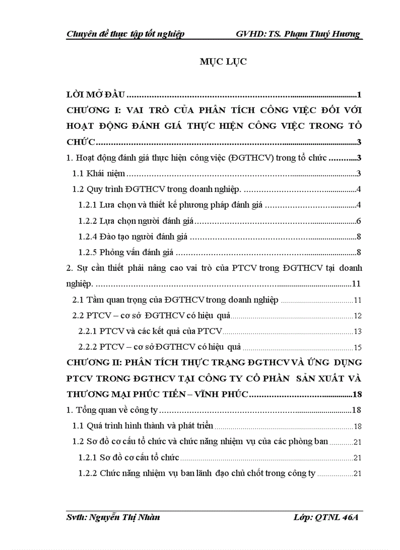 image for page Nâng cao vai trò của phân tích công việc trong hoạt động đánh giá thực hiện công việc tại công ty Cổ phần sản xuất và thương mại Phúc Tiến Vĩnh Phúc