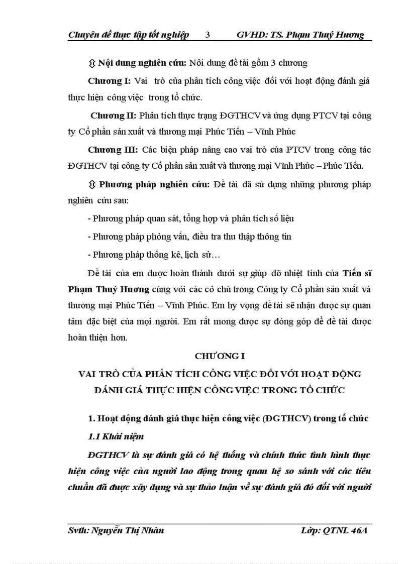 image for page Nâng cao vai trò của phân tích công việc trong hoạt động đánh giá thực hiện công việc tại công ty Cổ phần sản xuất và thương mại Phúc Tiến Vĩnh Phúc