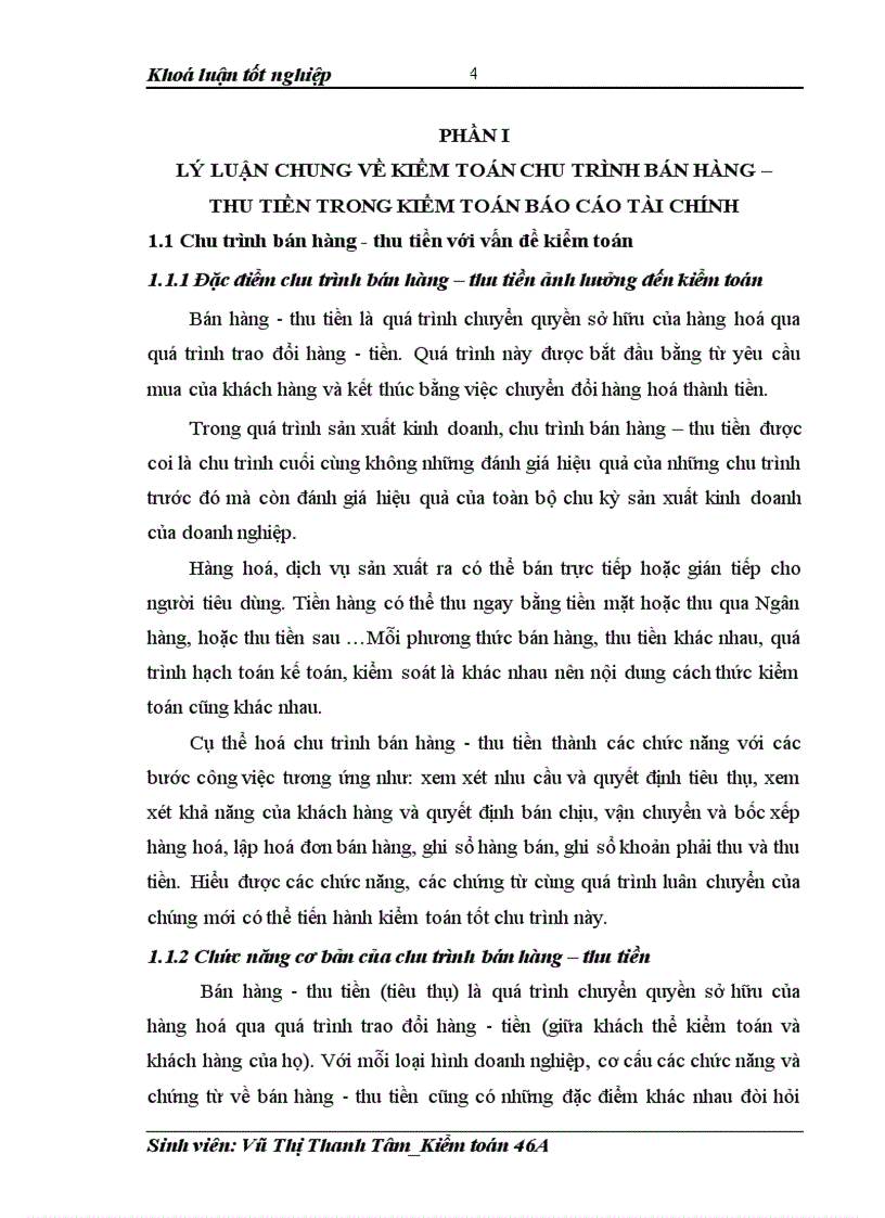 image for page Hoàn thiện kiểm toán chu trình bán hàng thu tiền trong kiểm toán báo cáo tài chính 1