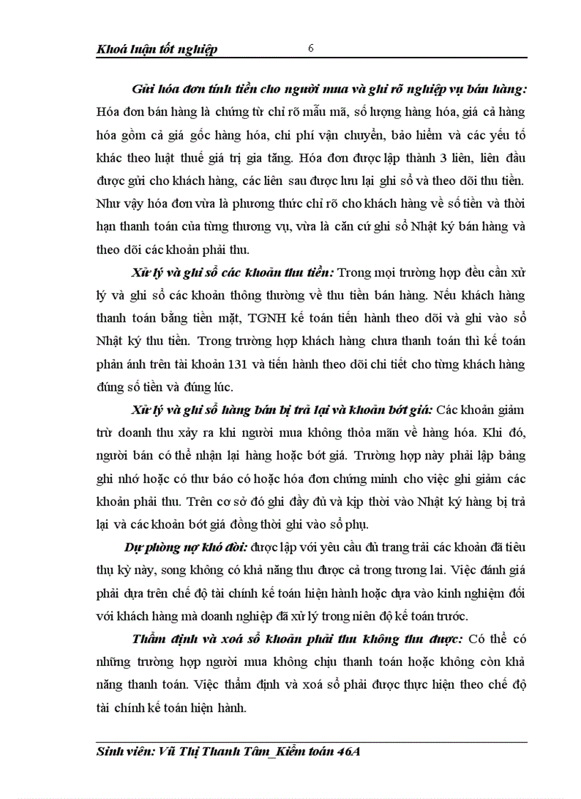 image for page Hoàn thiện kiểm toán chu trình bán hàng thu tiền trong kiểm toán báo cáo tài chính 1