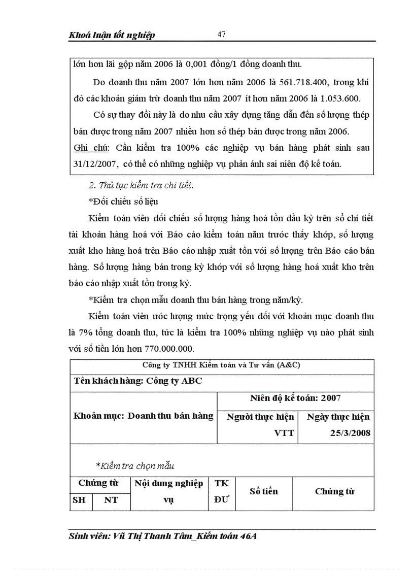 image for page Hoàn thiện kiểm toán chu trình bán hàng thu tiền trong kiểm toán báo cáo tài chính 1