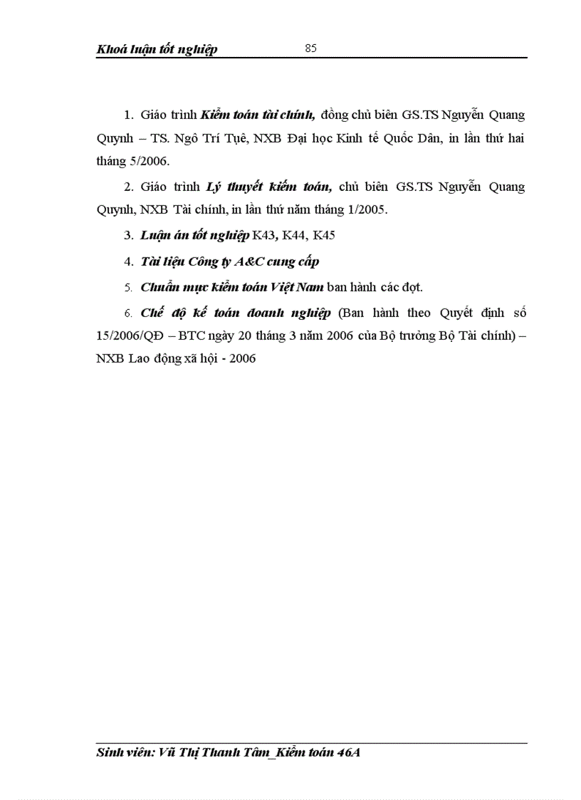 image for page Hoàn thiện kiểm toán chu trình bán hàng thu tiền trong kiểm toán báo cáo tài chính 1