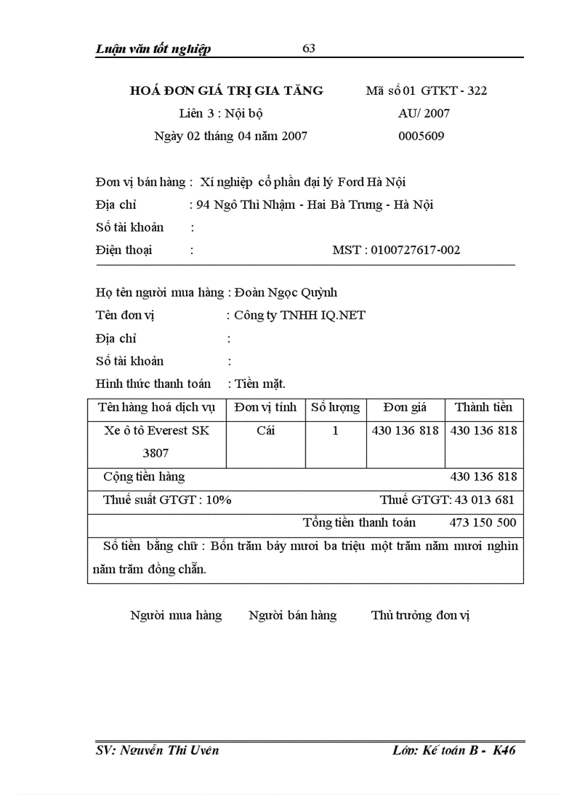 image for page Hoàn thiện tổ chức hạch toán doanh thu chi phí và xác định kết quả hoạt động kinh doanh tại Xí nghiệp cổ phần Đại lý Ford Hà Nội 1