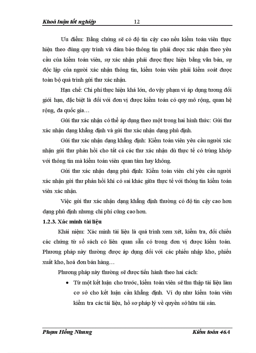 image for page Hoàn thiện kỹ thuật thu thập bằng chứng kiểm toán trong kiểm toán báo cáo tài chính tại Công ty TNHH Kiểm toán và Tư vấn A C