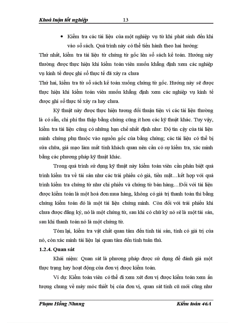 image for page Hoàn thiện kỹ thuật thu thập bằng chứng kiểm toán trong kiểm toán báo cáo tài chính tại Công ty TNHH Kiểm toán và Tư vấn A C