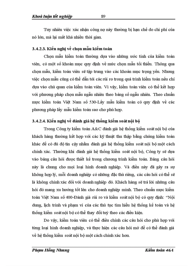 image for page Hoàn thiện kỹ thuật thu thập bằng chứng kiểm toán trong kiểm toán báo cáo tài chính tại Công ty TNHH Kiểm toán và Tư vấn A C