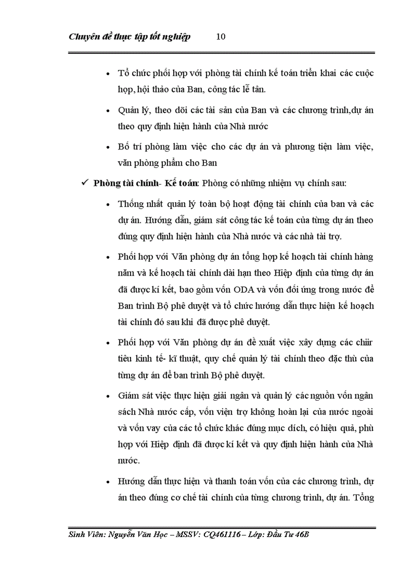 image for page Tình hình quản lý các dự án sử dụng vốn ODA tại Ban quản lý các dự án Nông nghiệp Bộ NN PTNT thời gian qua