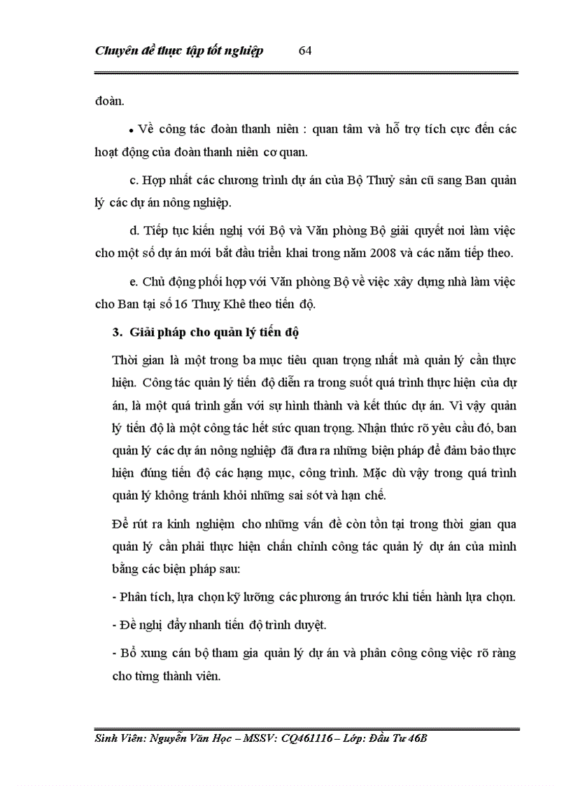 image for page Tình hình quản lý các dự án sử dụng vốn ODA tại Ban quản lý các dự án Nông nghiệp Bộ NN PTNT thời gian qua