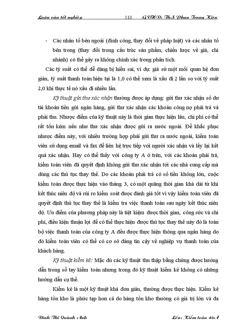image for page Kỹ thuật thu thập bằng chứng kiểm toán trong kiểm toán báo cáo tài chính do công ty TNHH Grant Thornton thực hiện