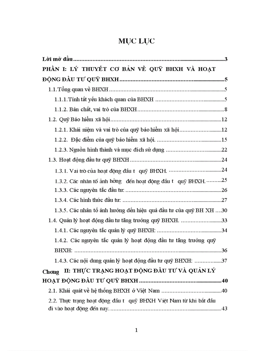 image for page Quản lý hoạt động đầu tư Quỹ BHXH