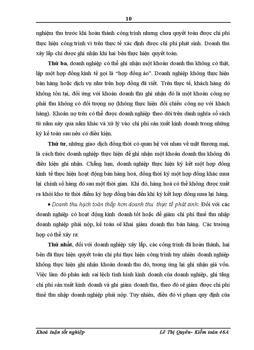 image for page Hoàn thiện kiểm toán khoản mục doanh thu trong kiểm toán Báo cáo tài chính tại công ty TNHH Tư vấn kế toán và kiểm toán Việt Nam