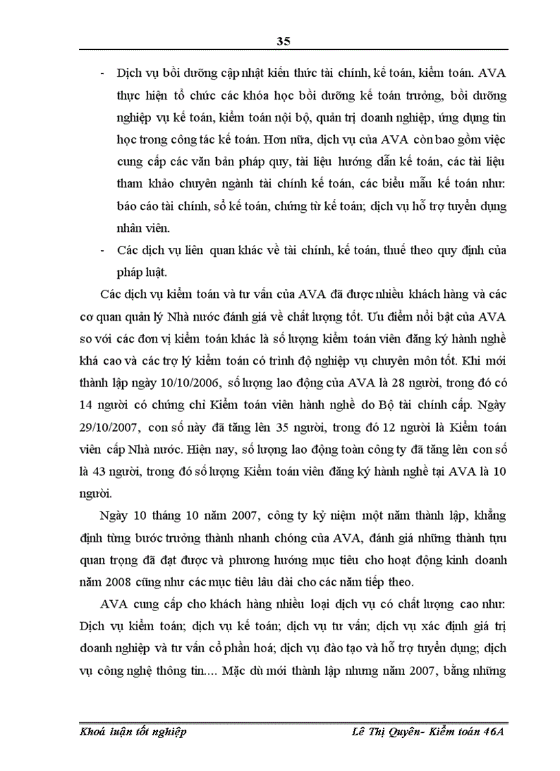 image for page Hoàn thiện kiểm toán khoản mục doanh thu trong kiểm toán Báo cáo tài chính tại công ty TNHH Tư vấn kế toán và kiểm toán Việt Nam