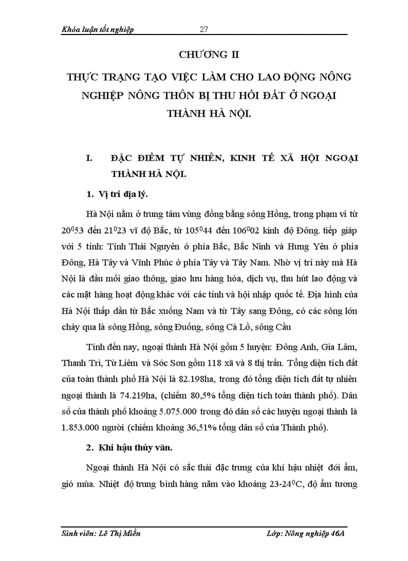 image for page Một số giải pháp tạo việc làm cho người lao động nông nghiệp nông thôn bị thu hồi đất do tác động của đô thị hóa ở ngoại thành Hà Nội