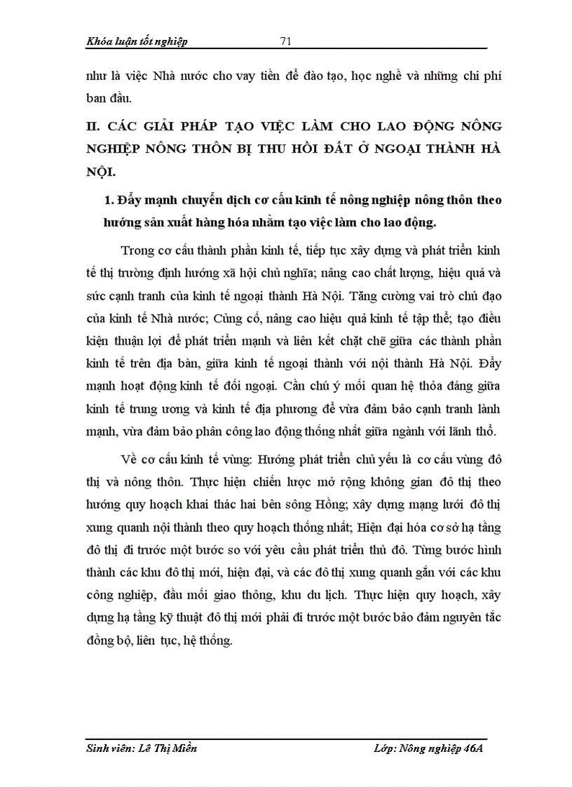 image for page Một số giải pháp tạo việc làm cho người lao động nông nghiệp nông thôn bị thu hồi đất do tác động của đô thị hóa ở ngoại thành Hà Nội