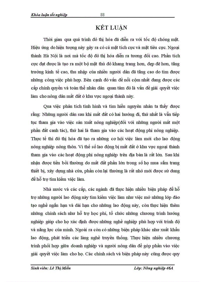image for page Một số giải pháp tạo việc làm cho người lao động nông nghiệp nông thôn bị thu hồi đất do tác động của đô thị hóa ở ngoại thành Hà Nội