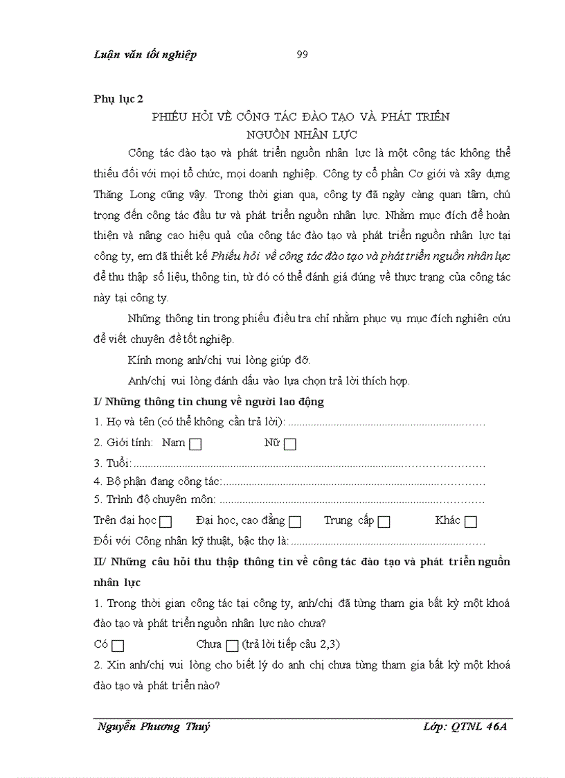 image for page Hoàn thiện công tác đào tạo và phát triển nguồn nhân lực tại Công ty cổ phần Cơ giới và xây dựng Thăng Long