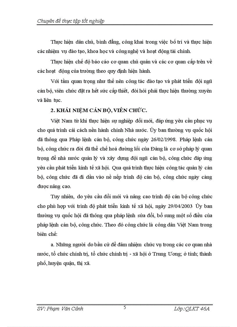 image for page Thực trạng và giải pháp nâng cao chất lượng đào tạo và phát triển đội ngũ cán bộ viên chức trường Trung học nghiệp vụ quản lý lương thực thực phẩm