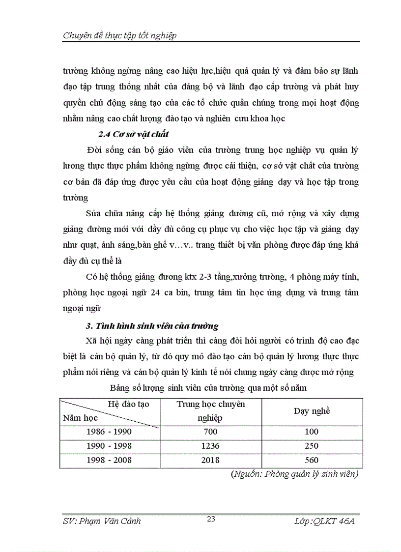 image for page Thực trạng và giải pháp nâng cao chất lượng đào tạo và phát triển đội ngũ cán bộ viên chức trường Trung học nghiệp vụ quản lý lương thực thực phẩm