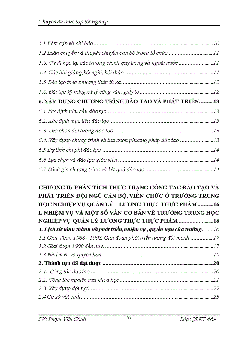 image for page Thực trạng và giải pháp nâng cao chất lượng đào tạo và phát triển đội ngũ cán bộ viên chức trường Trung học nghiệp vụ quản lý lương thực thực phẩm