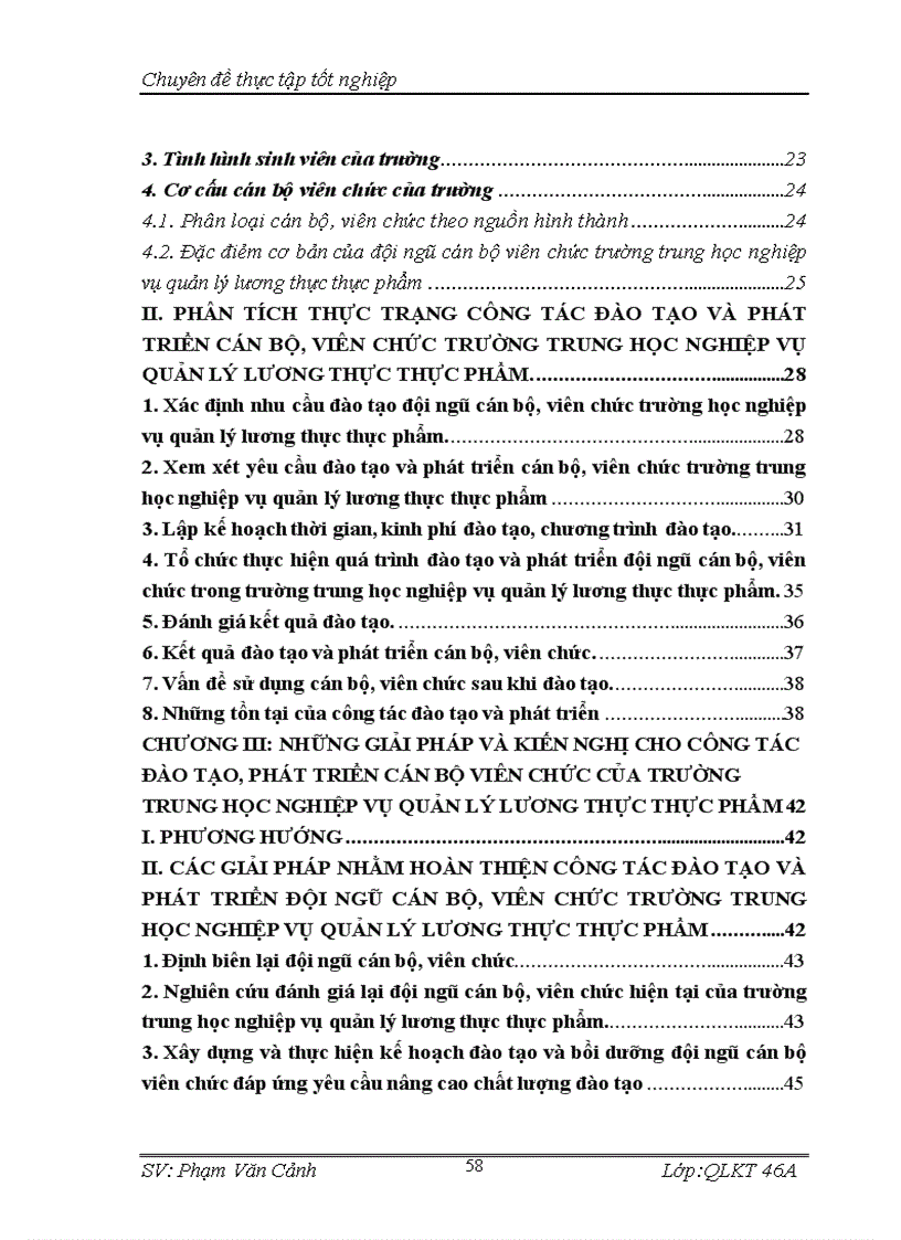 image for page Thực trạng và giải pháp nâng cao chất lượng đào tạo và phát triển đội ngũ cán bộ viên chức trường Trung học nghiệp vụ quản lý lương thực thực phẩm