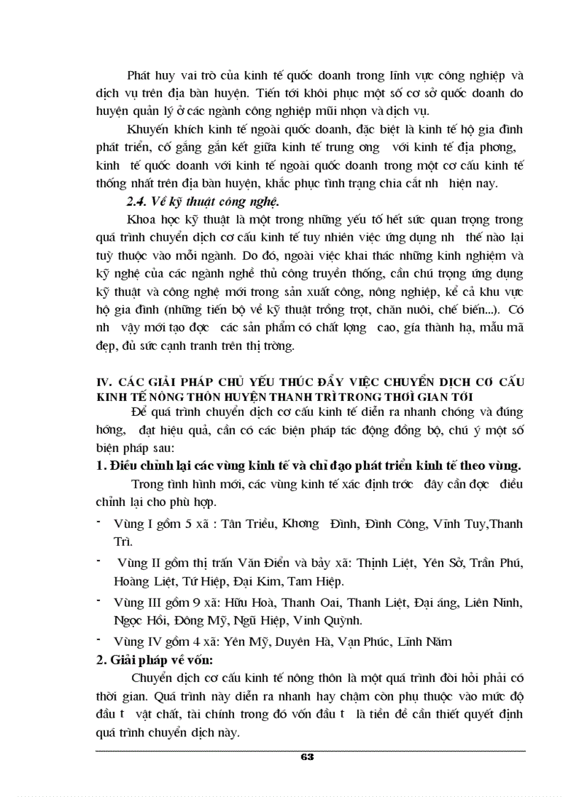 image for page Phương hướng và những giải pháp chủ yếu cho việc chuyển dịch cơ cấu kinh tế nông thôn huyện Thanh Trì thời gian tới