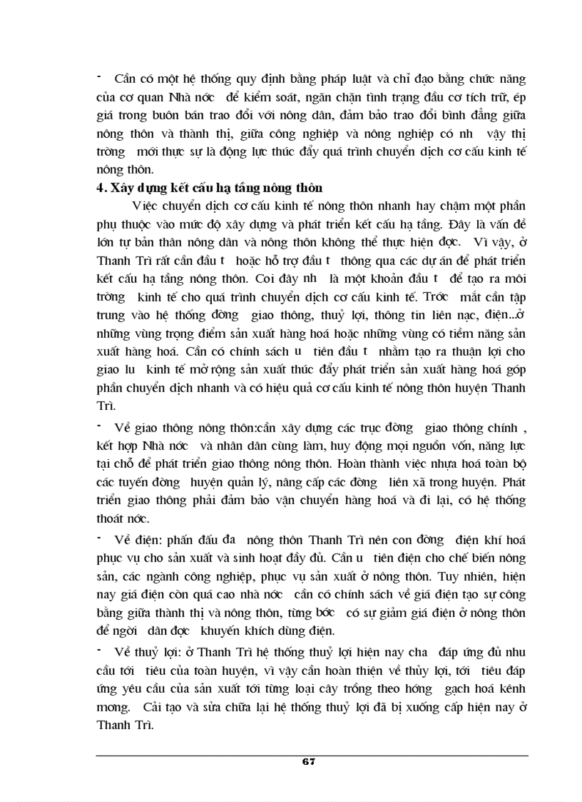 image for page Phương hướng và những giải pháp chủ yếu cho việc chuyển dịch cơ cấu kinh tế nông thôn huyện Thanh Trì thời gian tới